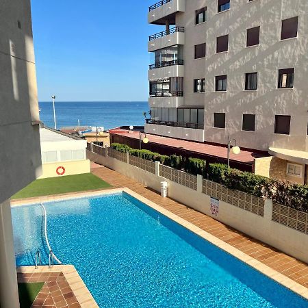 Apartamento con parking y piscina frente al mar para 4 personas Calpe Exterior foto